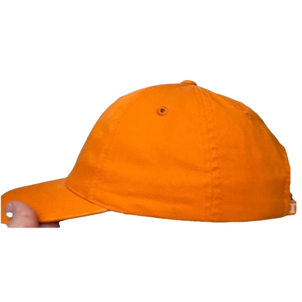 Tennessee Volunteers Hat Cap Strap Back Orange Vols Plain Logo Dad Adjustable MM